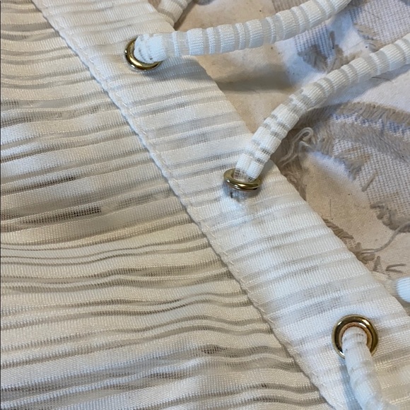 Bebe white sheer top - Picture 5 of 5